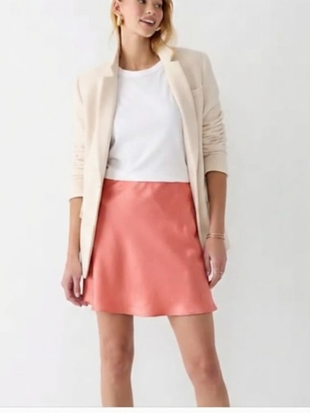 Vineyard Vines Peony Satin Mini Skirt Size Medium